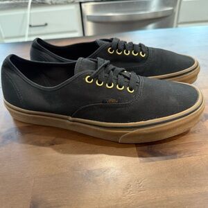 Vans Men's Black and Brown Sneakers